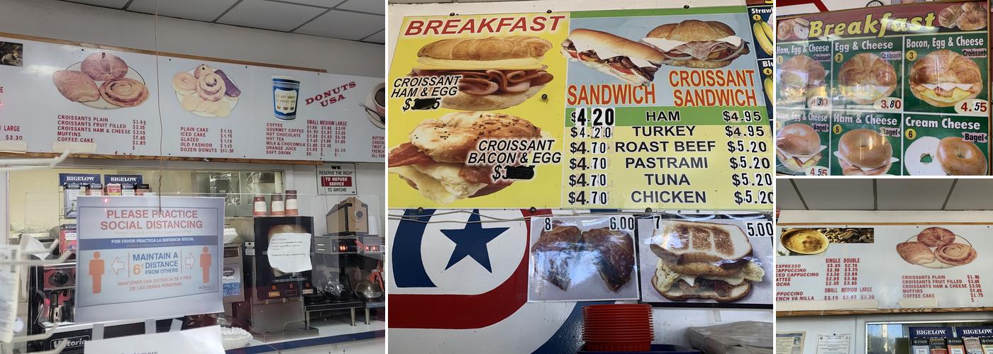 Donuts USA Menu
