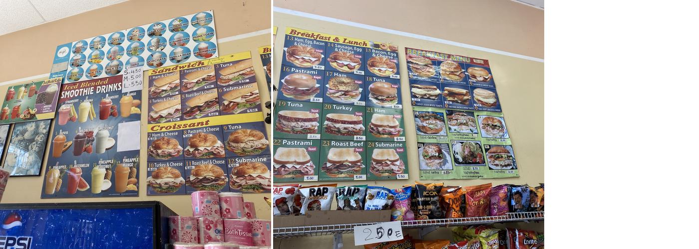 Lucky Donuts Menu