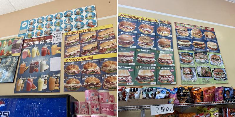 Lucky Donuts Menu