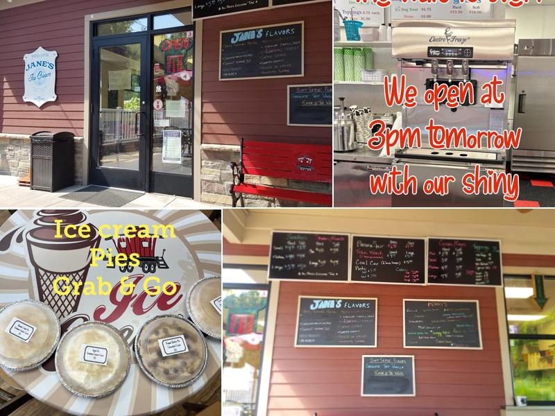 Frozen Caboose Ice Cream Menu