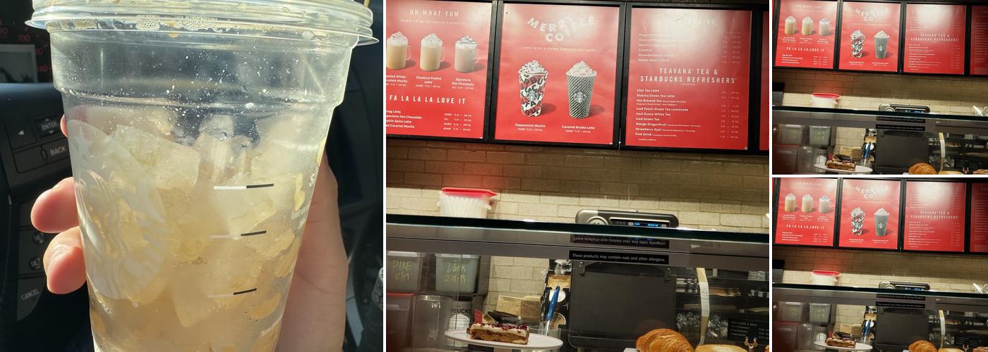 Starbucks Menu