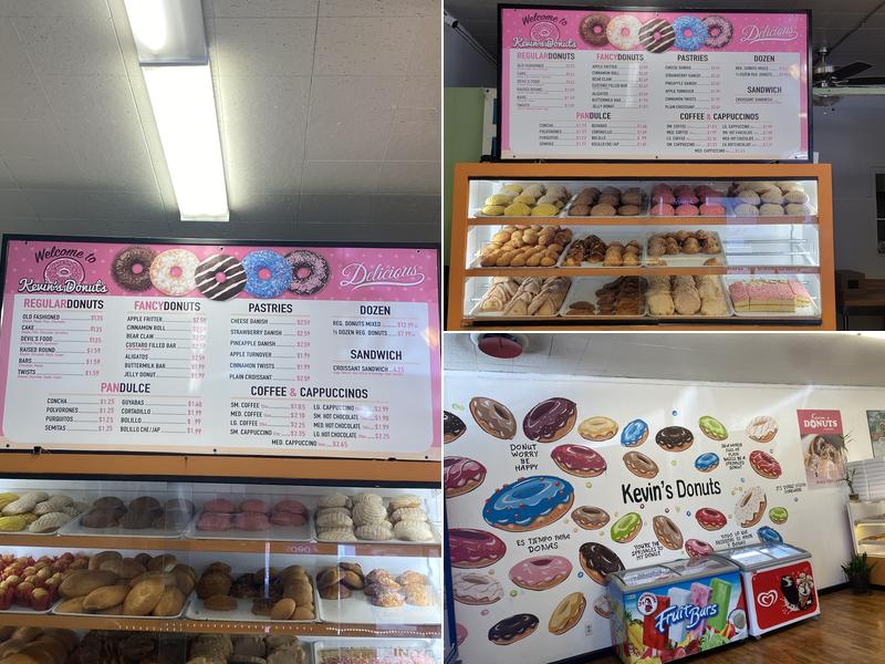 Kevin's Donuts Menu