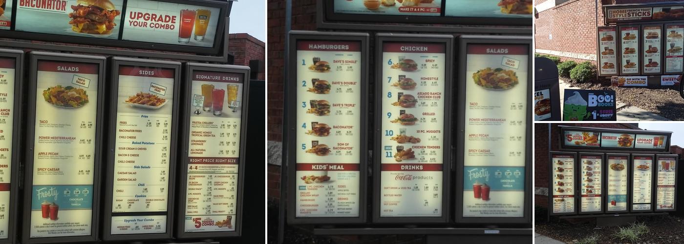 Wendy's Menu
