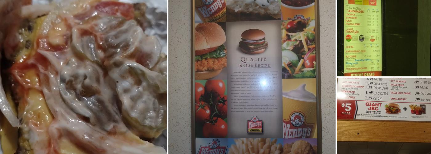 Wendy's Menu
