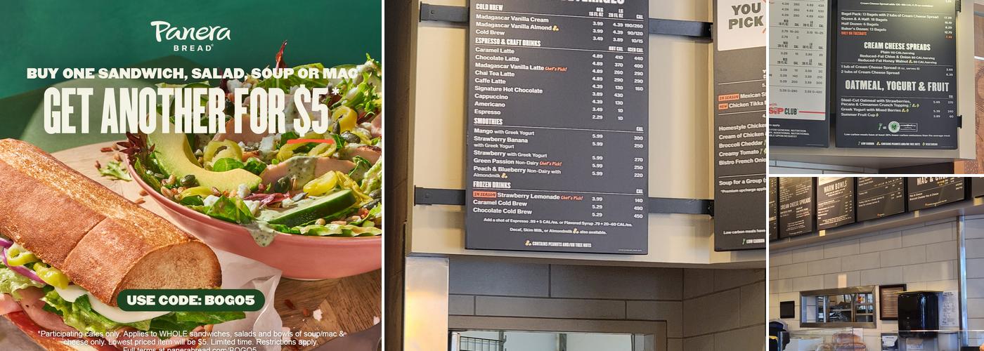 Panera Bread Menu