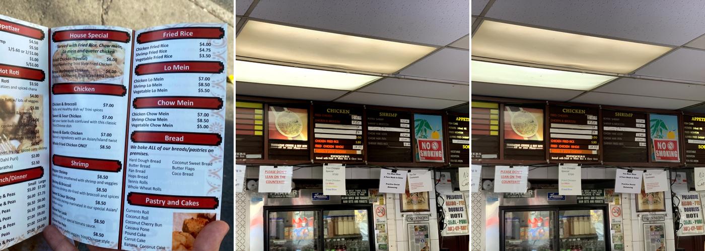 Royal Bakery Menu