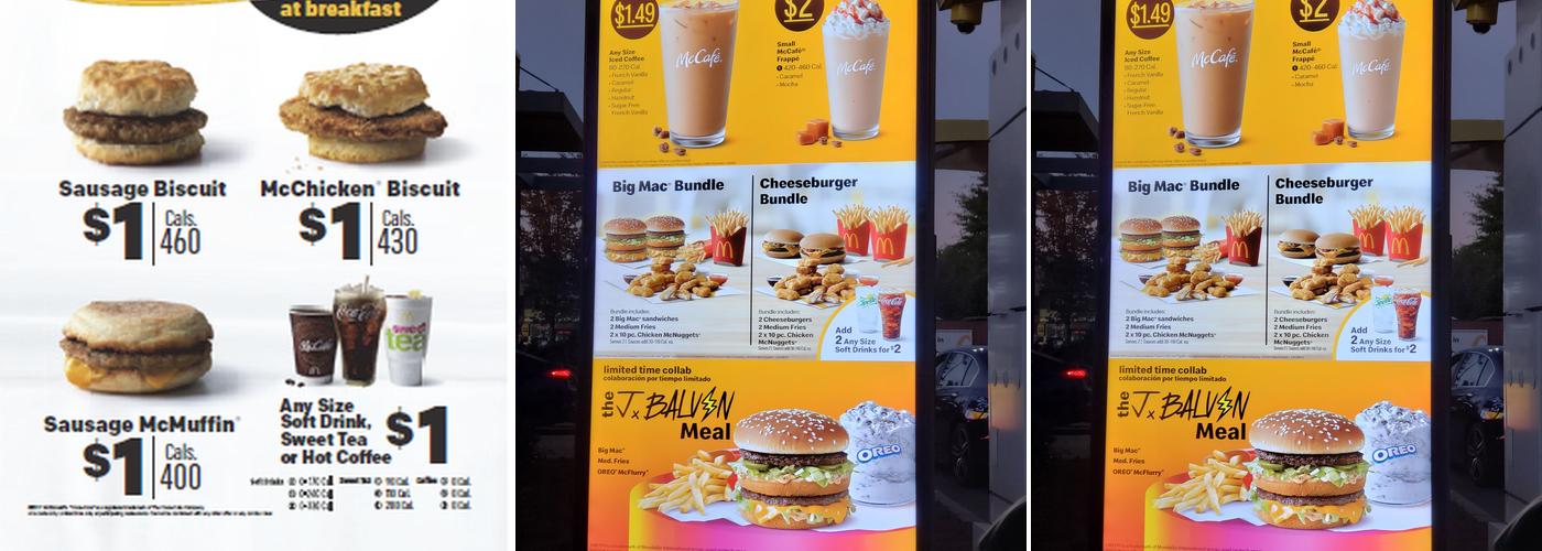McDonald's Menu