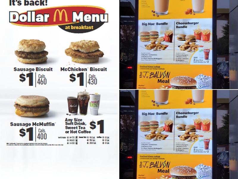 McDonald's Menu