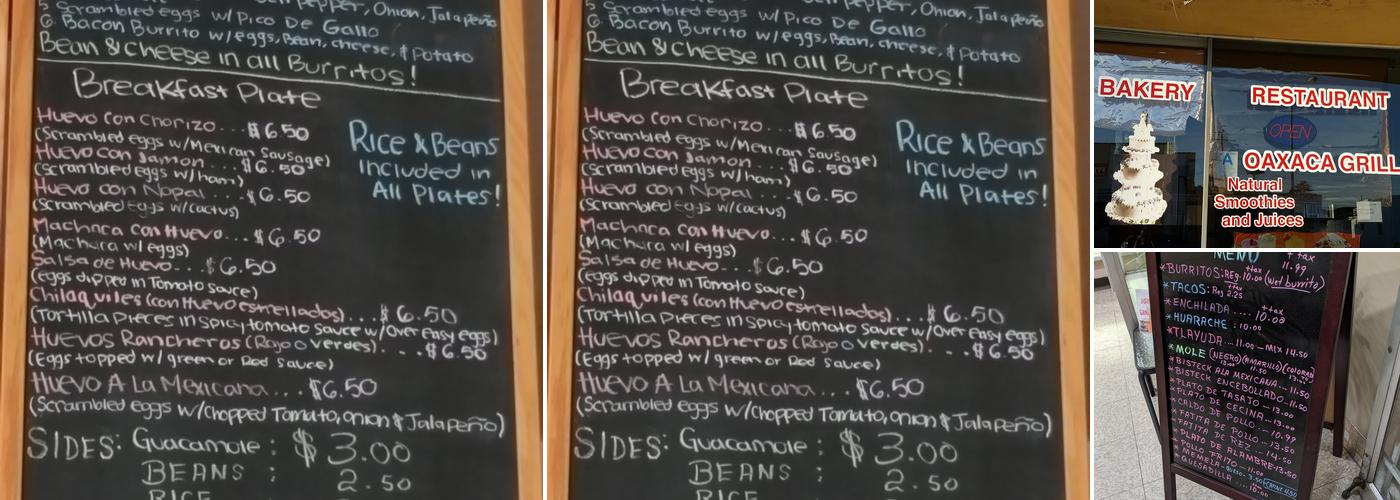 Nancy's Bakery Menu