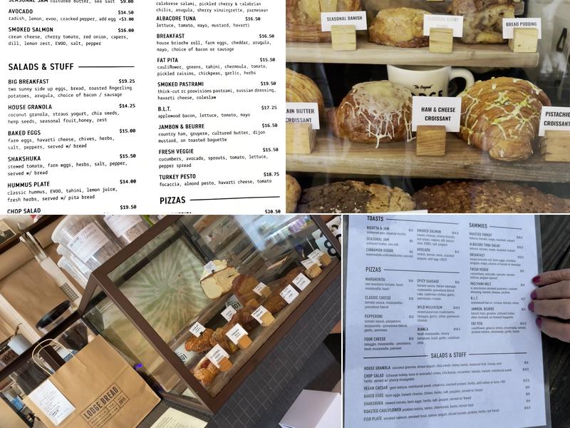 Lodge Bread Company Menu