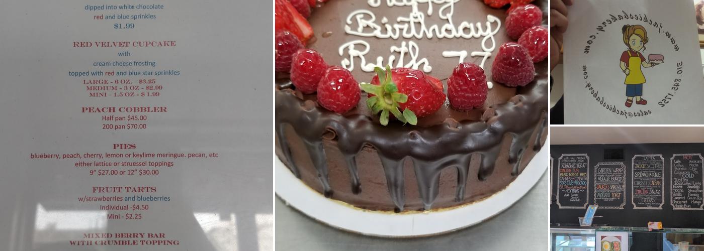 Jackie's Family Bakery Menu