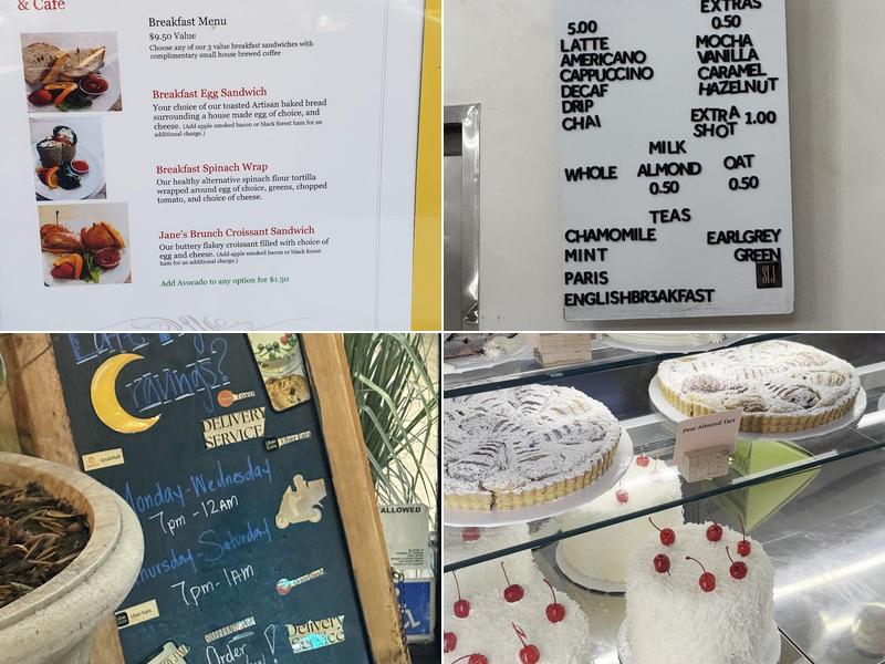 Sweet Lady Jane Santa Monica Menu