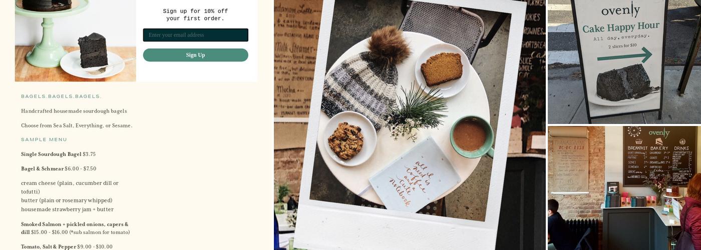 Ovenly Greenpoint Menu