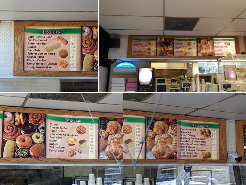 Wendy's Donuts Menu