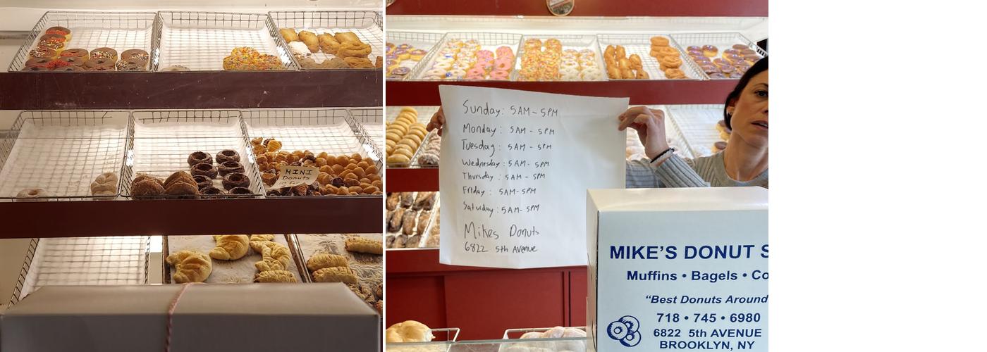 Mike's Donuts Menu