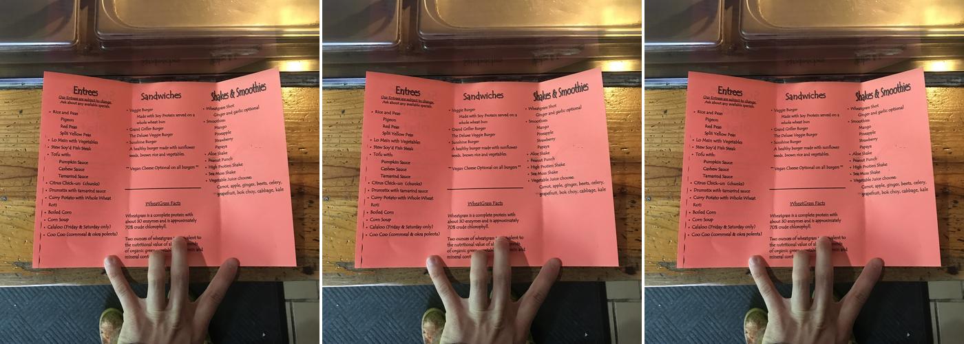 Scoops Ice Cream Parlor Menu