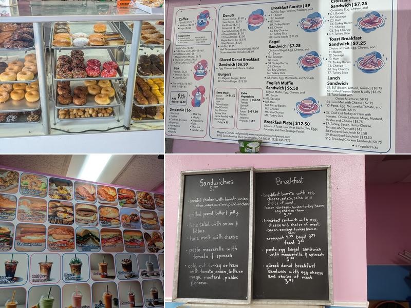 Magee's Donuts Menu
