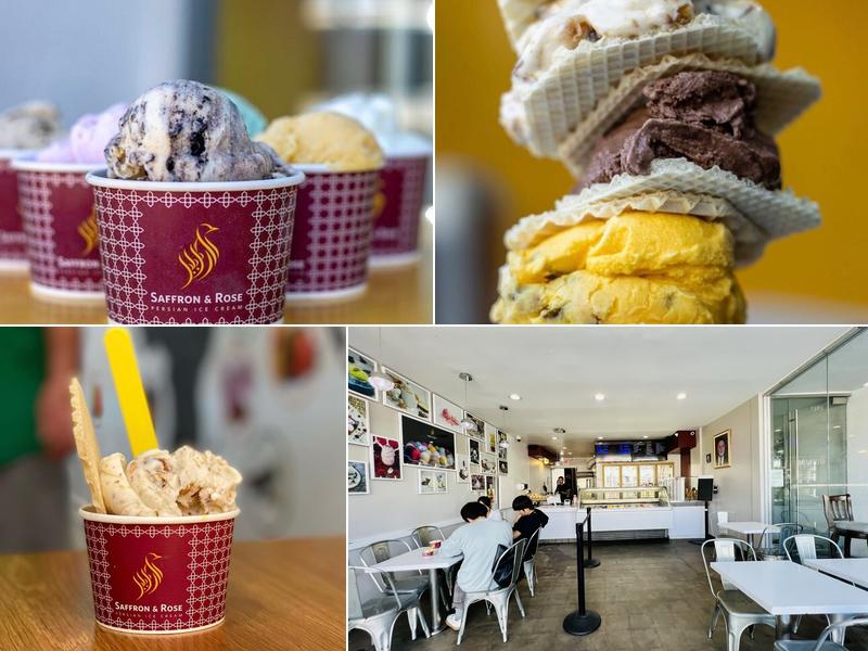 Saffron & Rose Ice Cream