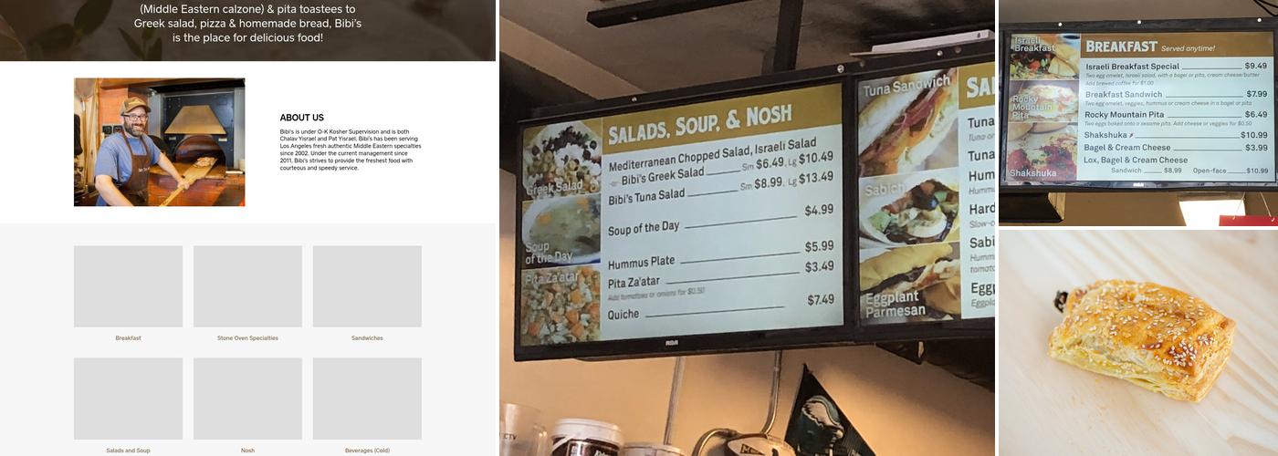 Bibi's Bakery & Cafe Menu