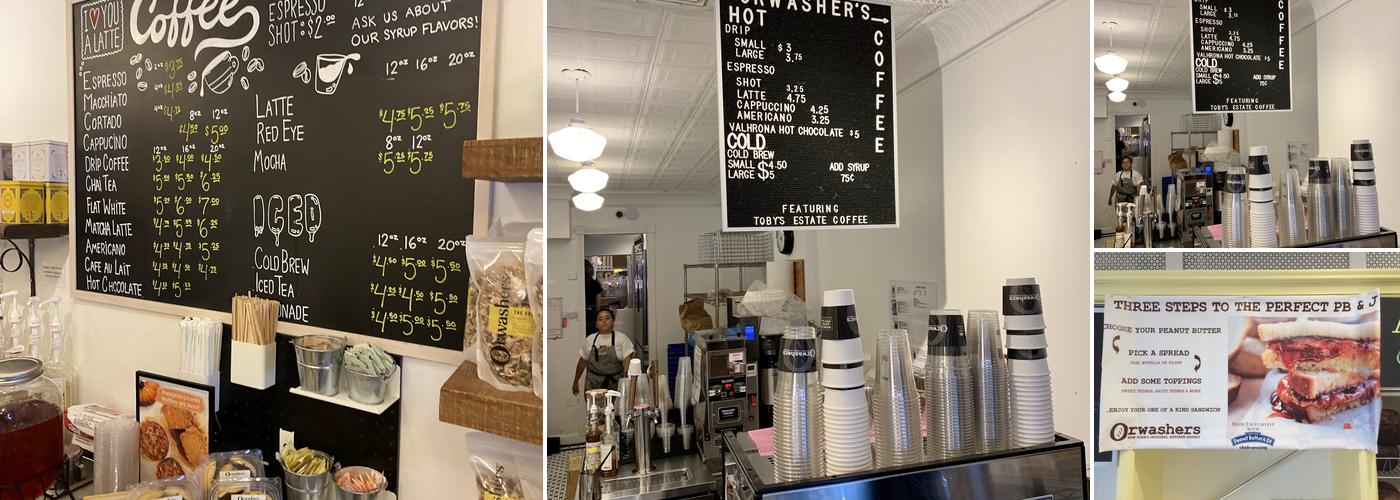 Orwashers Bakery Menu