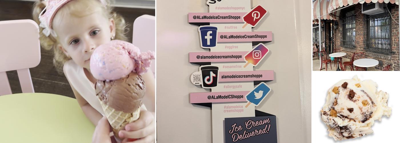 A La Mode Shoppe Menu