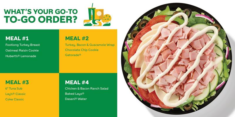 Subway Menu