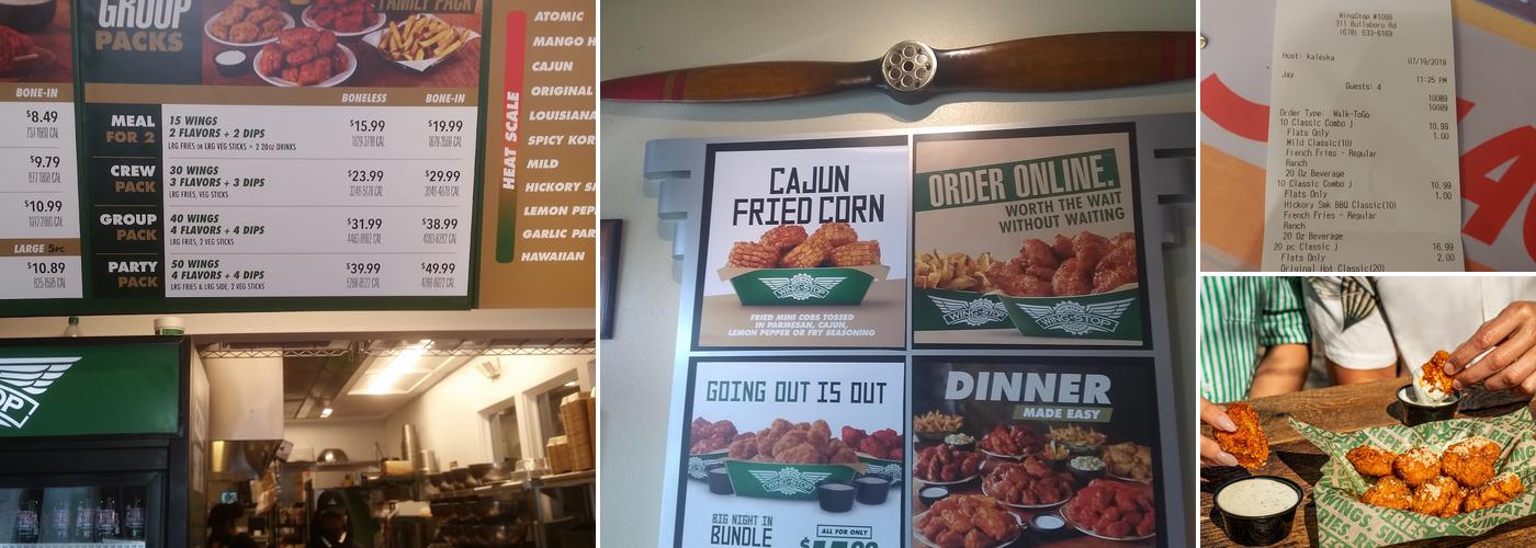 Wingstop Menu