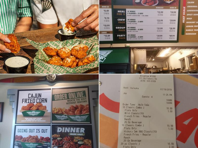 Wingstop Menu