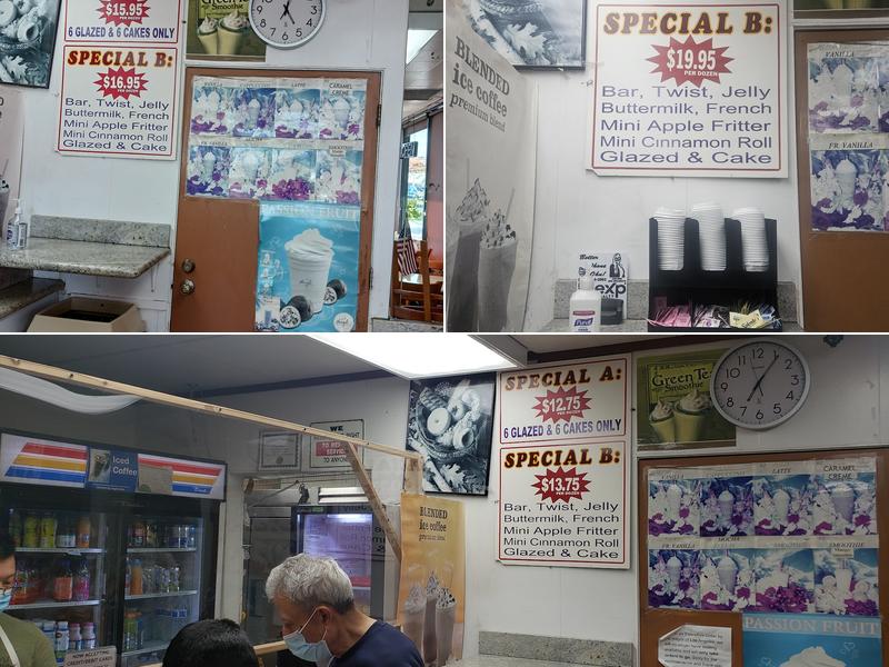 Fresh Donuts Menu