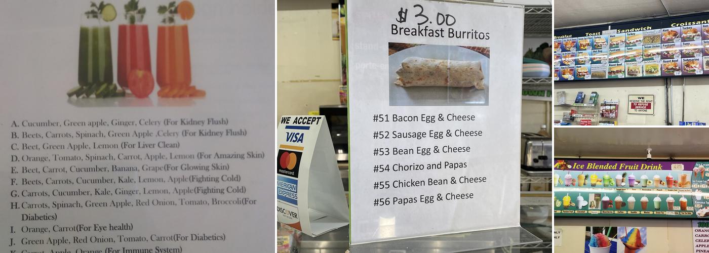 Donuts Park Menu