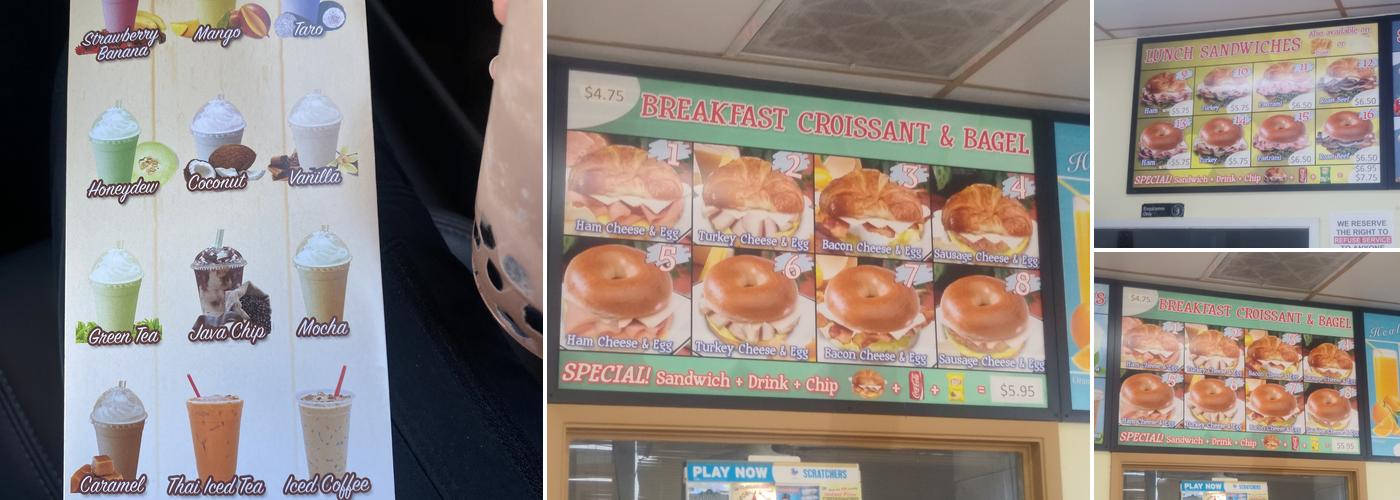 K H Cinnamon Donuts Menu