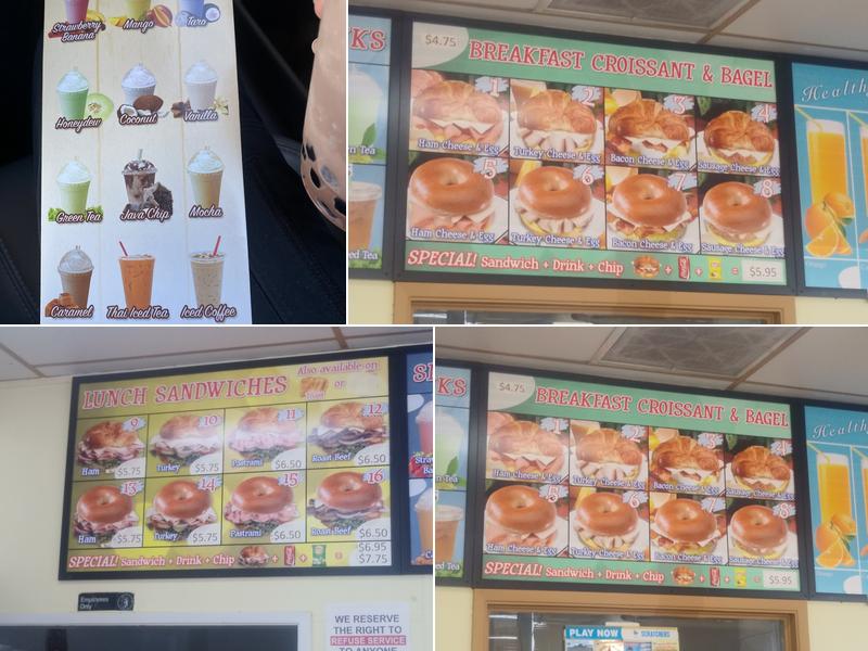 K H Cinnamon Donuts Menu
