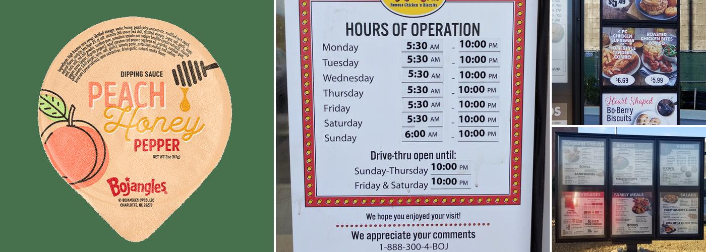 Bojangles Menu