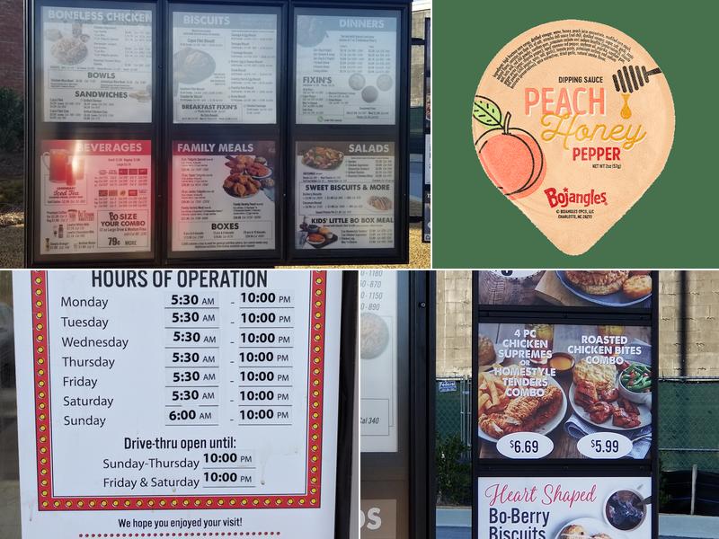 Bojangles Menu