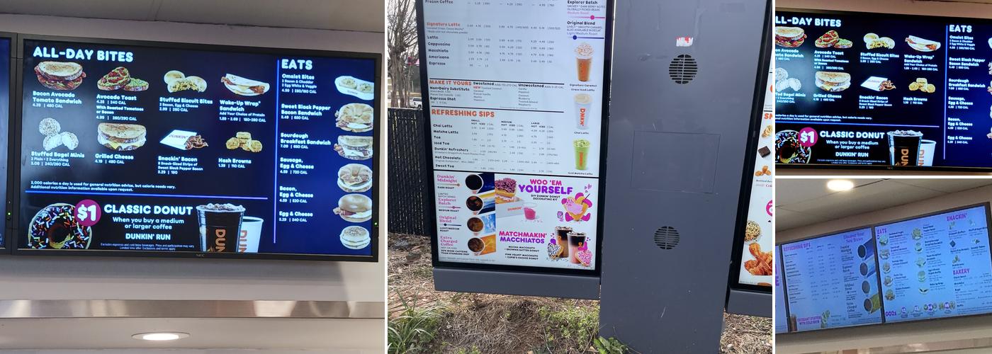 Dunkin' Menu