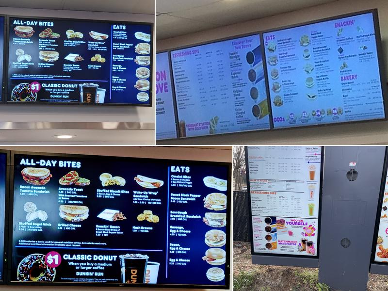 Dunkin' Menu