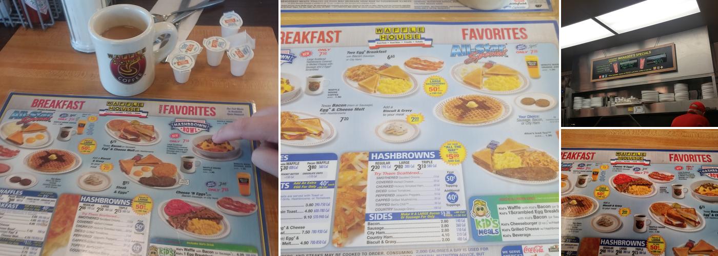Waffle House Menu
