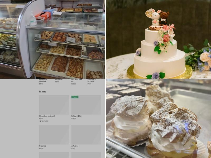 Nita's European Bakery Menu