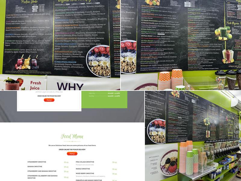 Green Apple Delight Menu