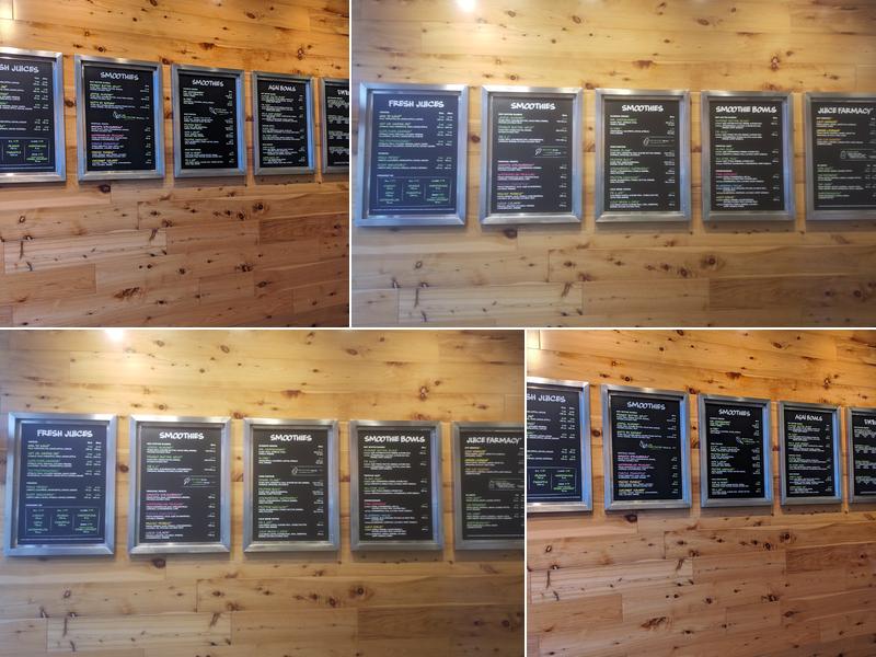 Juice Generation Menu