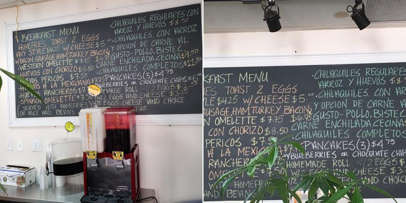 La Fe Bakery & Restaurant Menu