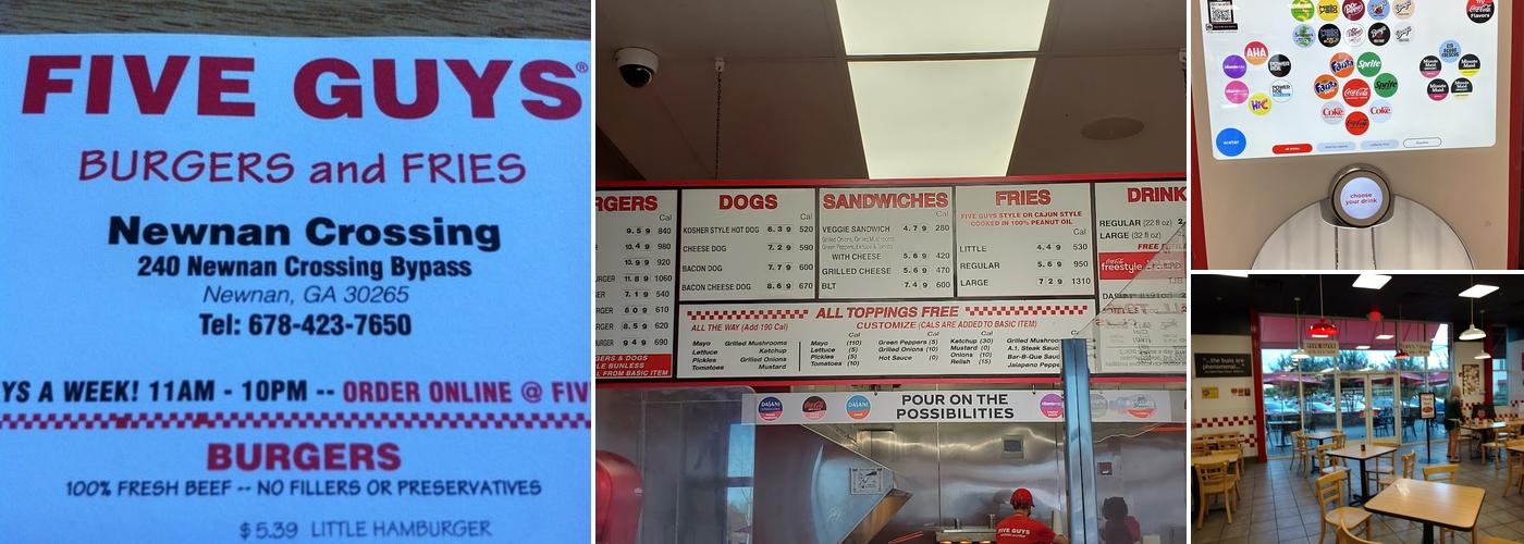 Five Guys Menu