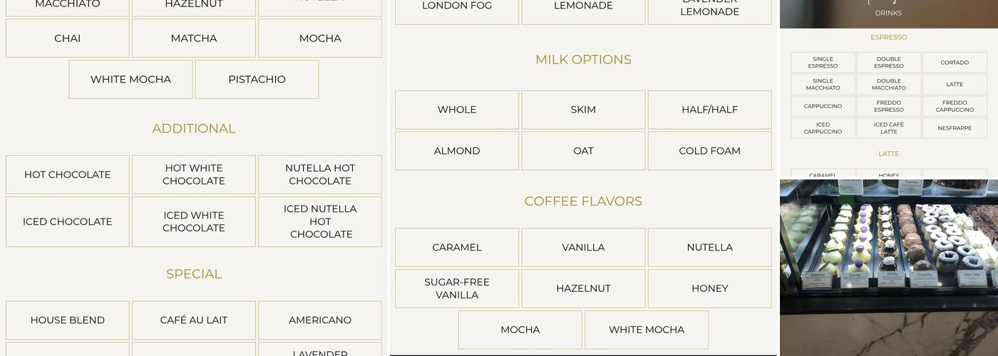 The French Workshop Menu