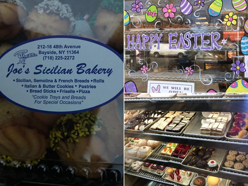 Joe's Sicilian Bakery Inc. Menu