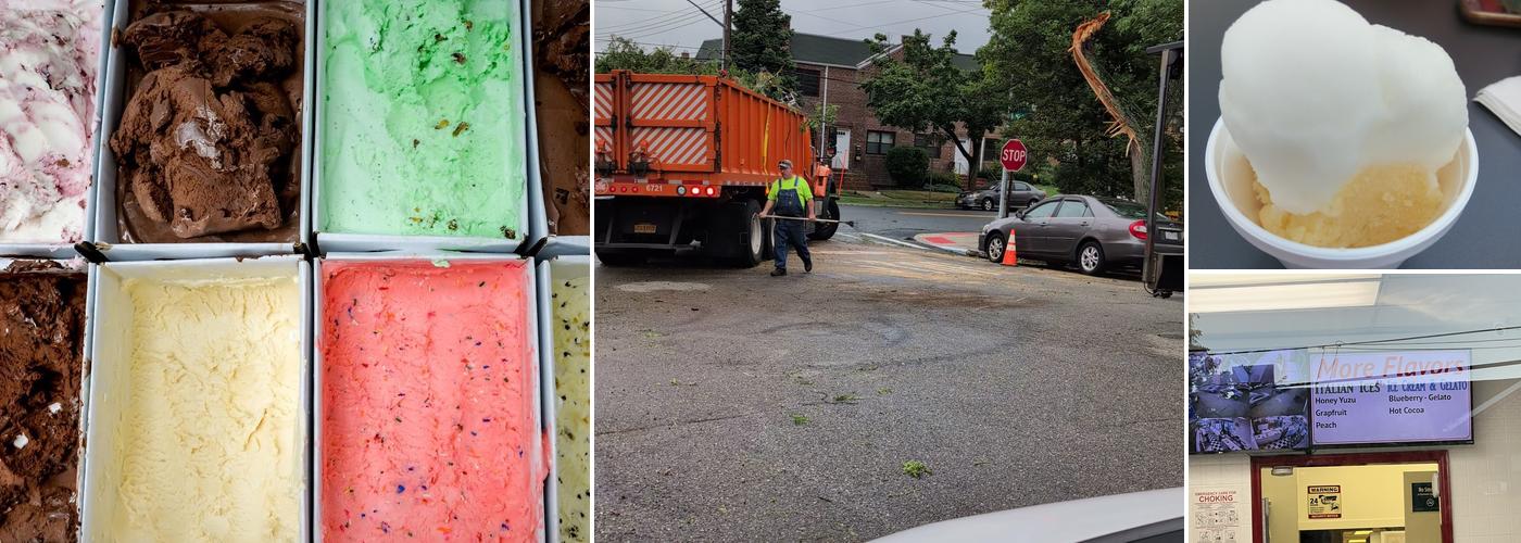 Bella's Ices & Ice Cream Menu