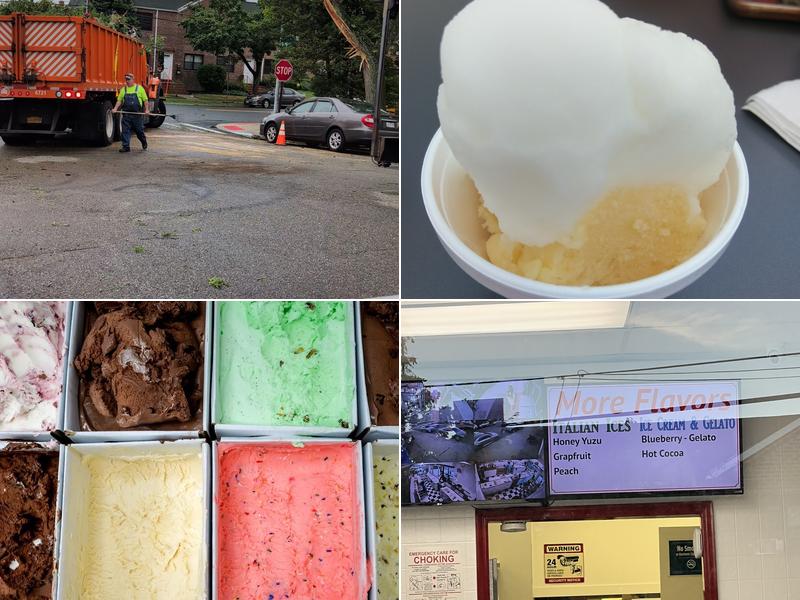 Bella's Ices & Ice Cream Menu