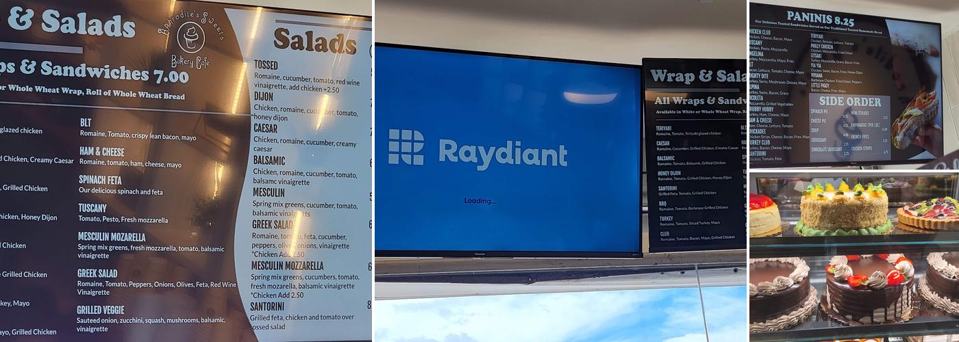 Aphrodite's Sweets Menu