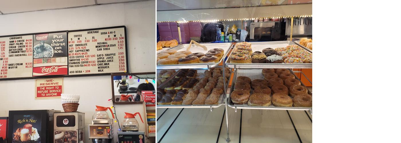 Sylmar Donuts Ice Cream Menu