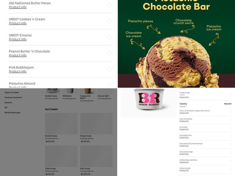 Baskin-Robbins Menu