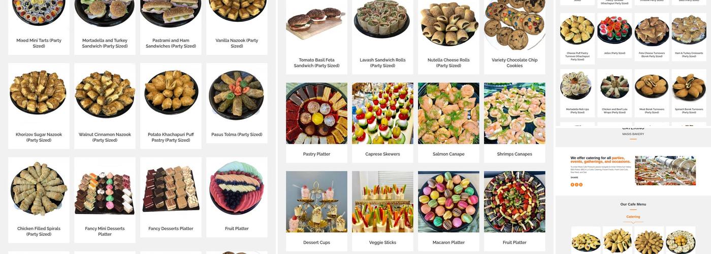 Masis Bakery Menu